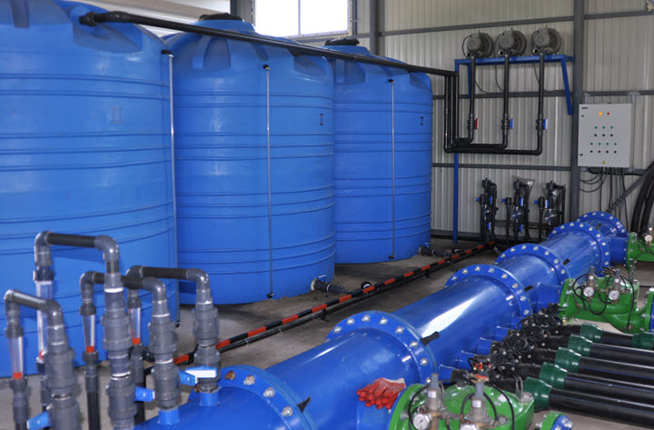 השקיה בטפטוף תת־קרקעי אוטומטית לחלוטין